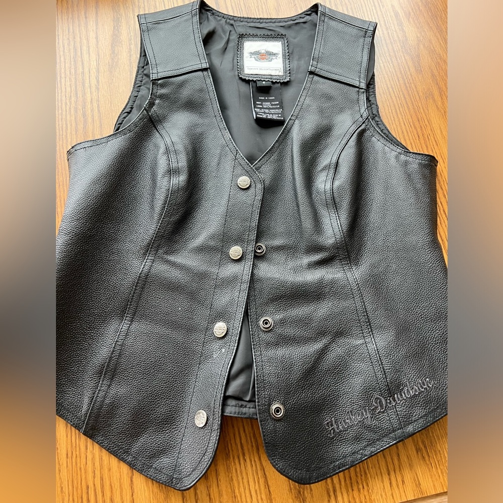 Harley Davidson Genuine Leather Vest
